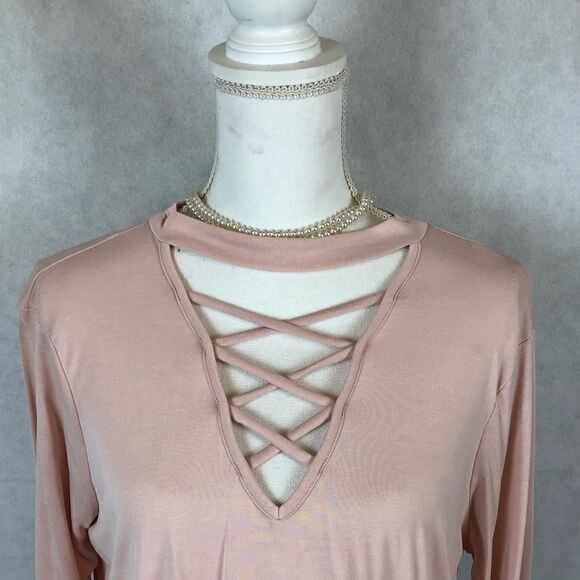 Sz M Andree by Unit Pale Pink Top - Picture 5 of 9